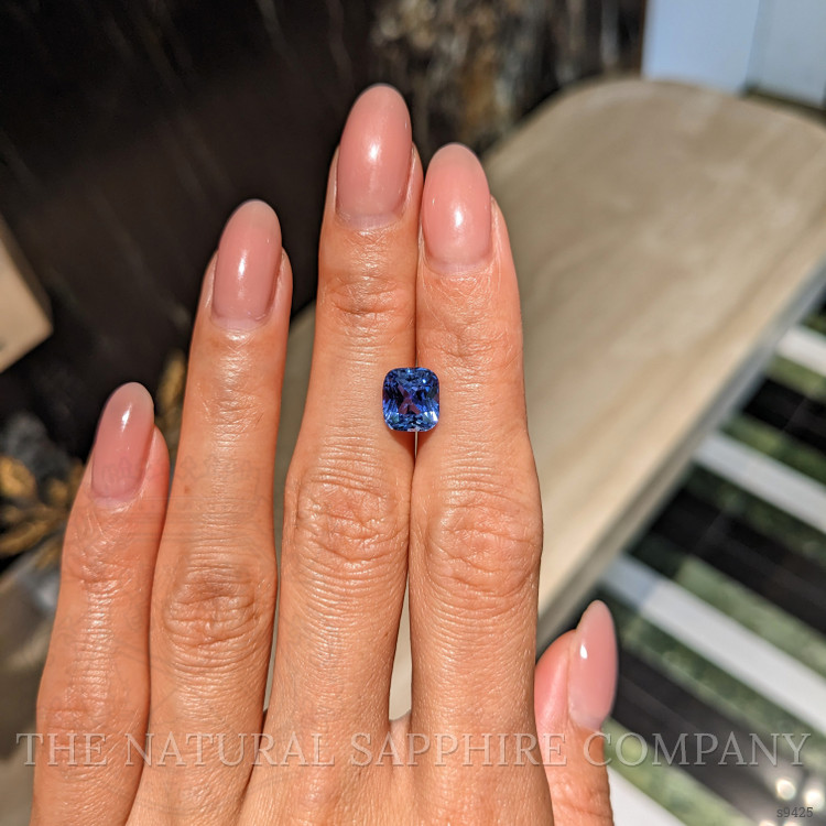 2.91 Ct. Blue Sapphire from Ceylon (Sri Lanka)