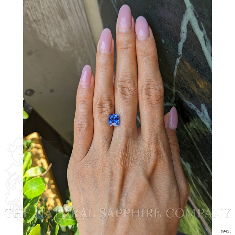 2.91 Ct. Blue Sapphire from Ceylon (Sri Lanka)