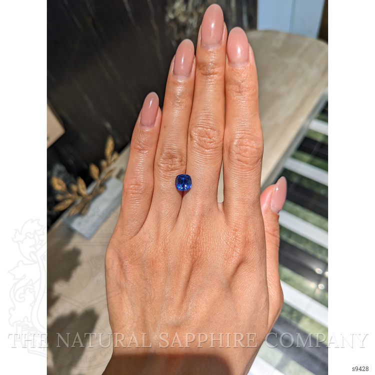 2.66 Ct. Blue Sapphire from Ceylon (Sri Lanka)