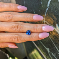 2.66 Ct. Blue Sapphire from Ceylon (Sri Lanka) Life Style