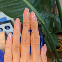 1.96 Ct. Blue Sapphire from Ceylon (Sri Lanka) Life Style