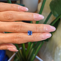 1.96 Ct. Blue Sapphire from Ceylon (Sri Lanka) Life Style
