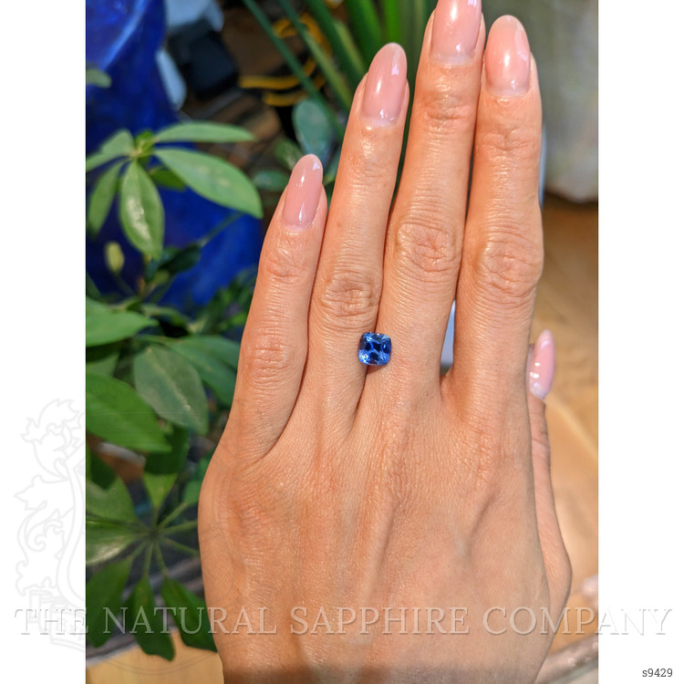 1.96 Ct. Blue Sapphire from Ceylon (Sri Lanka)