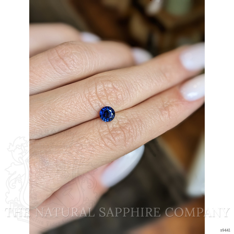 0.86 Ct. Blue Sapphire from Ceylon (Sri Lanka)