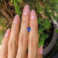 1.41 Ct. Blue Sapphire from Ceylon (Sri Lanka) Life Style