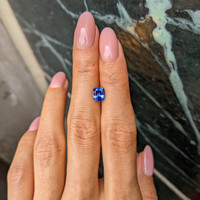 1.41 Ct. Blue Sapphire from Ceylon (Sri Lanka) Life Style