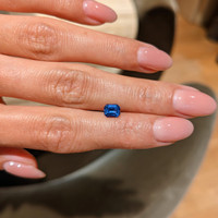 0.92 Ct. Blue Sapphire from Ceylon (Sri Lanka) Life Style