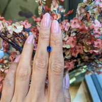 0.95 Ct. Blue Sapphire from Ceylon (Sri Lanka) Life Style