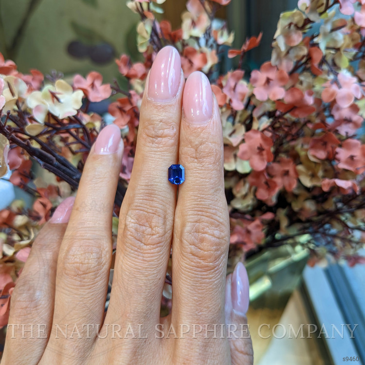 0.95 Ct. Blue Sapphire from Ceylon (Sri Lanka)