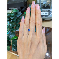 0.95 Ct. Blue Sapphire from Ceylon (Sri Lanka) Life Style