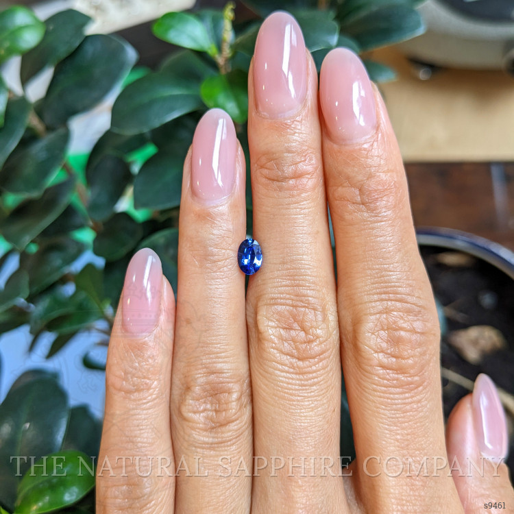 0.61 Ct. Blue Sapphire from Ceylon (Sri Lanka)