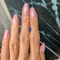0.67 Ct. Blue Sapphire from Ceylon (Sri Lanka) Life Style
