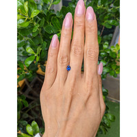 0.69 Ct. Blue Sapphire from Ceylon (Sri Lanka) Life Style