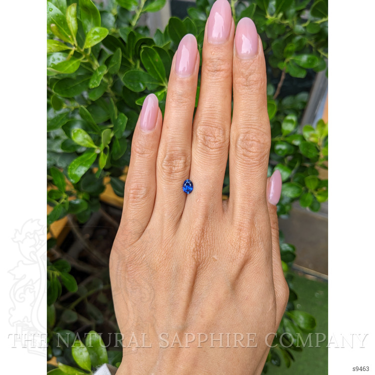 0.69 Ct. Blue Sapphire from Ceylon (Sri Lanka)