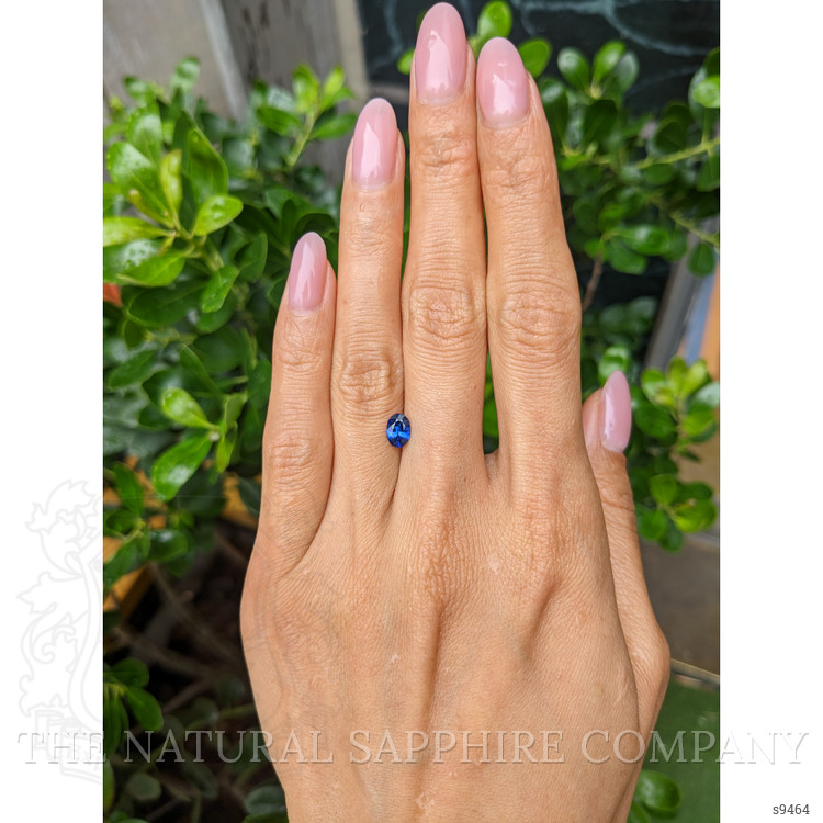 0.73 Ct. Blue Sapphire from Ceylon (Sri Lanka)
