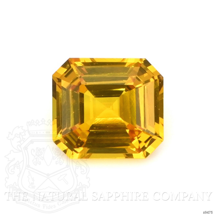 3.05 Ct. Orangish Yellow Sapphire from Ceylon (Sri Lanka)
