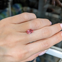 1.62 Ct. Padparadscha Sapphire from Madagascar Life Style