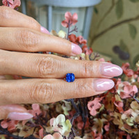1.33 Ct. Blue Sapphire from Ceylon (Sri Lanka) Life Style
