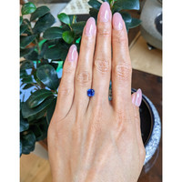 1.33 Ct. Blue Sapphire from Ceylon (Sri Lanka) Life Style