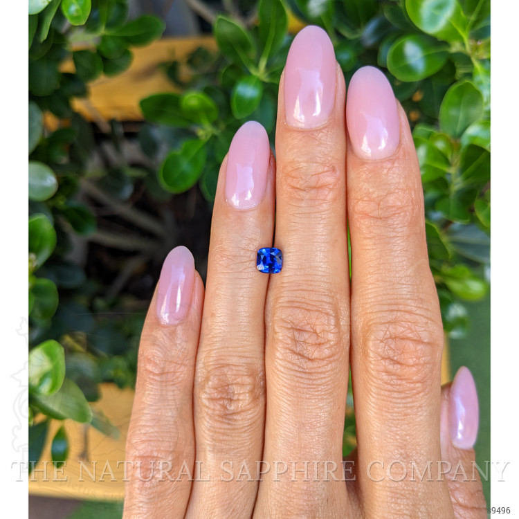 0.77 Ct. Blue Sapphire from Ceylon (Sri Lanka)