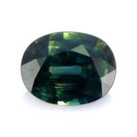 0.95 Ct. Bluish Green Sapphire from Madagascar Video
