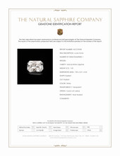 1.03 Ct. White Sapphire from Ceylon (Sri Lanka) Scan Report