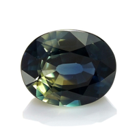 0.77 Ct. Bluish Green Sapphire from Madagascar Video