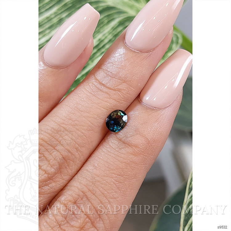 0.77 Ct. Bluish Green Sapphire from Madagascar