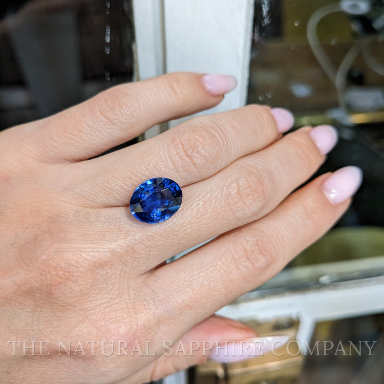 6.08 Ct. Blue Sapphire from Ceylon (Sri Lanka)