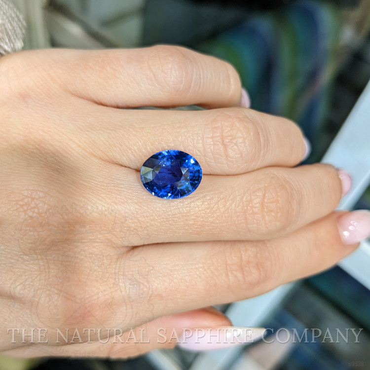 6.08 Ct. Blue Sapphire from Ceylon (Sri Lanka)