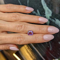 2.01 Ct. Purple Sapphire from Ceylon (Sri Lanka) Life Style