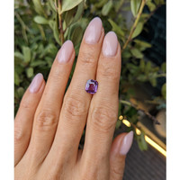2.01 Ct. Purple Sapphire from Ceylon (Sri Lanka) Life Style
