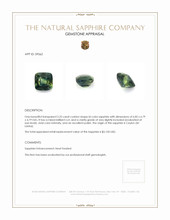 2.25 Ct. Sapphire from Ceylon (Sri Lanka) Appraisal