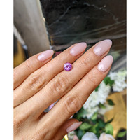 1.71 Ct. Purplish Pink Sapphire from Ceylon (Sri Lanka) Life Style