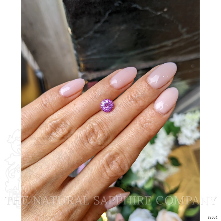 1.71 Ct. Purplish Pink Sapphire from Ceylon (Sri Lanka)