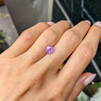 1.71 Ct. Purplish Pink Sapphire from Ceylon (Sri Lanka) Life Style