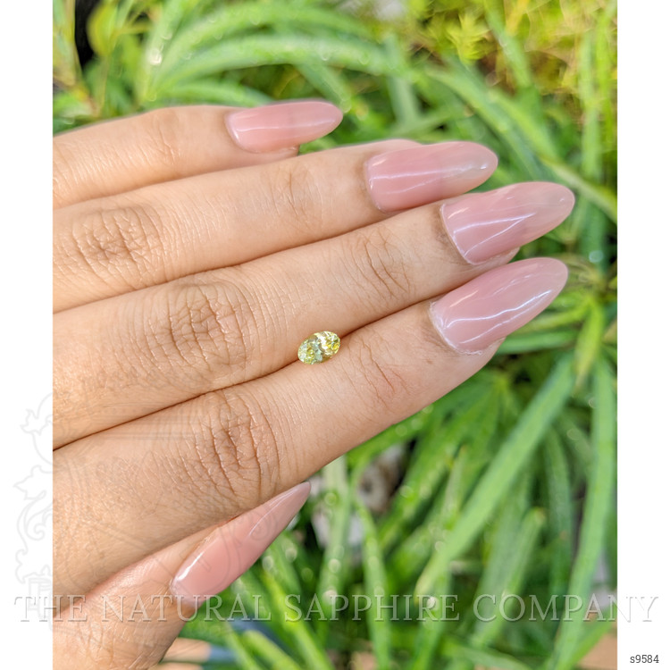 0.62 Ct. Yellow Sapphire from Ceylon (Sri Lanka)