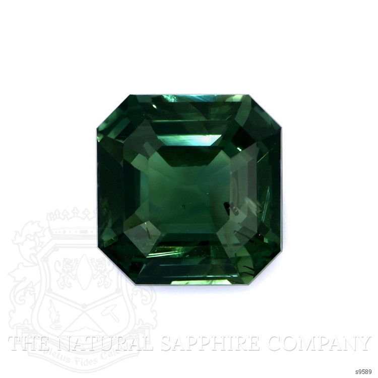 3.54 Ct. Bluish Green Sapphire from Ceylon (Sri Lanka)