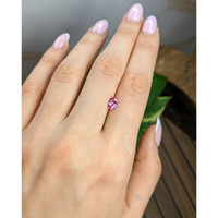 0.89 Ct. Pink Sapphire from Ceylon (Sri Lanka) Life Style