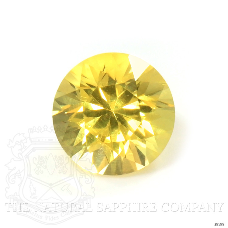 0.46 Ct. Orangish Yellow Sapphire from Ceylon (Sri Lanka)