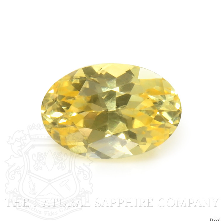 0.59 Ct. Yellow Sapphire from Ceylon (Sri Lanka)