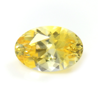 0.56 Ct. Orangish Yellow Sapphire from Ceylon (Sri Lanka) Video