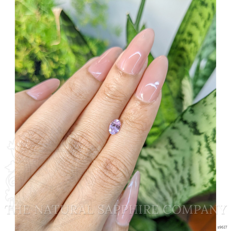 0.72 Ct. Purple Sapphire from Ceylon (Sri Lanka)