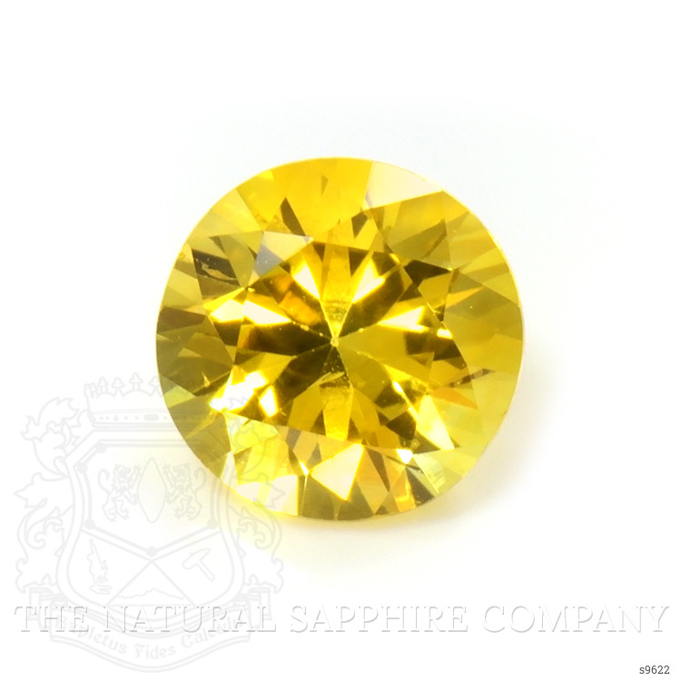 0.46 Ct. Orangish Yellow Sapphire from Ceylon (Sri Lanka)