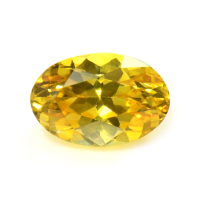 0.64 Ct. Orangish Yellow Sapphire from Ceylon (Sri Lanka) Video