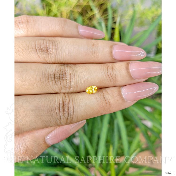 0.64 Ct. Yellow Sapphire from Ceylon (Sri Lanka)