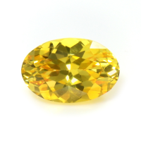 0.59 Ct. Orangish Yellow Sapphire from Ceylon (Sri Lanka) Video