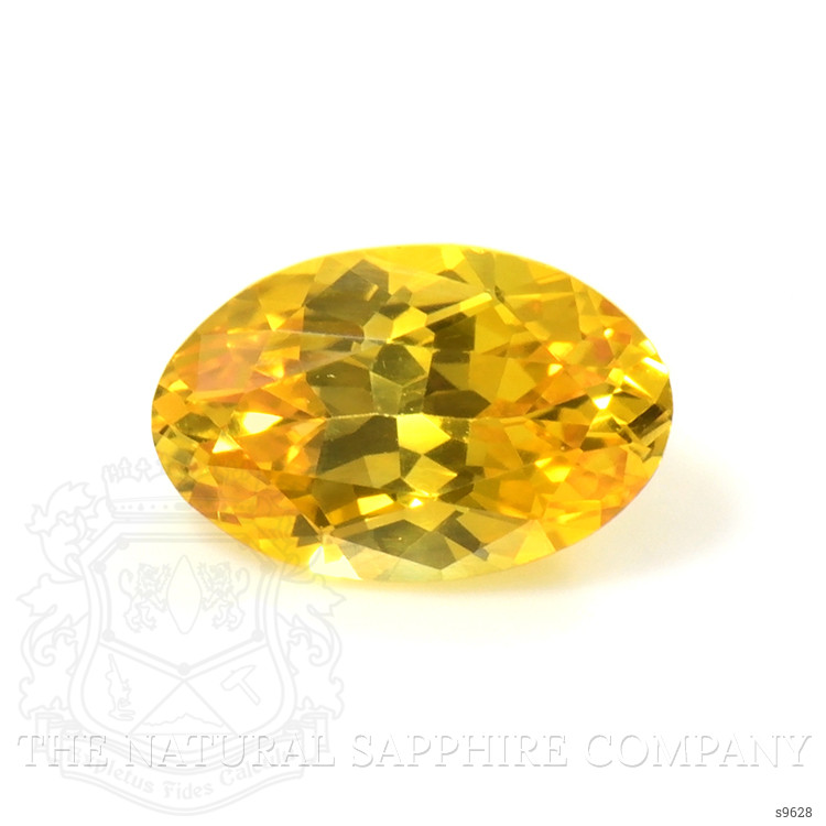 0.48 Ct. Yellowish Orange Sapphire from Ceylon (Sri Lanka)
