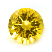 0.41 Ct. Orangish Yellow Sapphire from Ceylon (Sri Lanka) Video