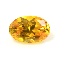 0.56 Ct. Yellowish Orange Sapphire from Ceylon (Sri Lanka) Video